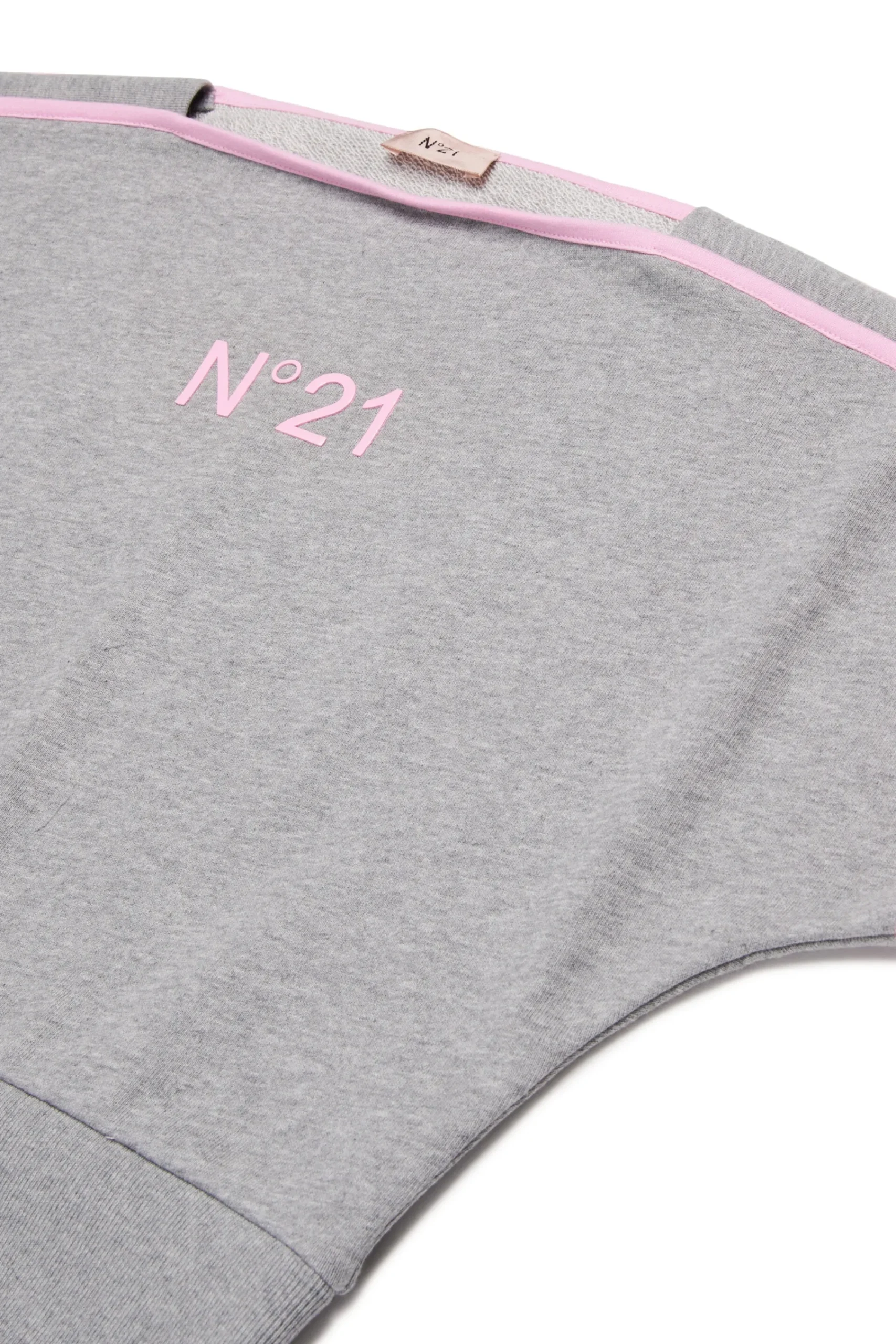 Sweatshirts | Activewear>N°21 Sweatshirt with boat neckline grey melange