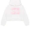 Sweatshirts>N°21 Sweatshirt with I Love You graphics white