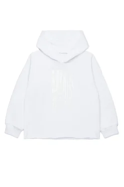 Sweatshirts | Logomania>MM6 MAISON MARGIELA Sweatshirt with institutional logo white