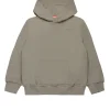 Oval D By Diesel | Oval D By Diesel>DIESEL Sweatshirt with maxi Oval D logo dark grey