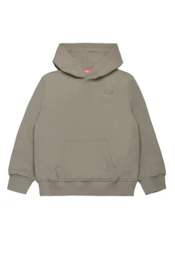 Oval D By Diesel | Oval D By Diesel>DIESEL Sweatshirt with maxi Oval D logo dark grey