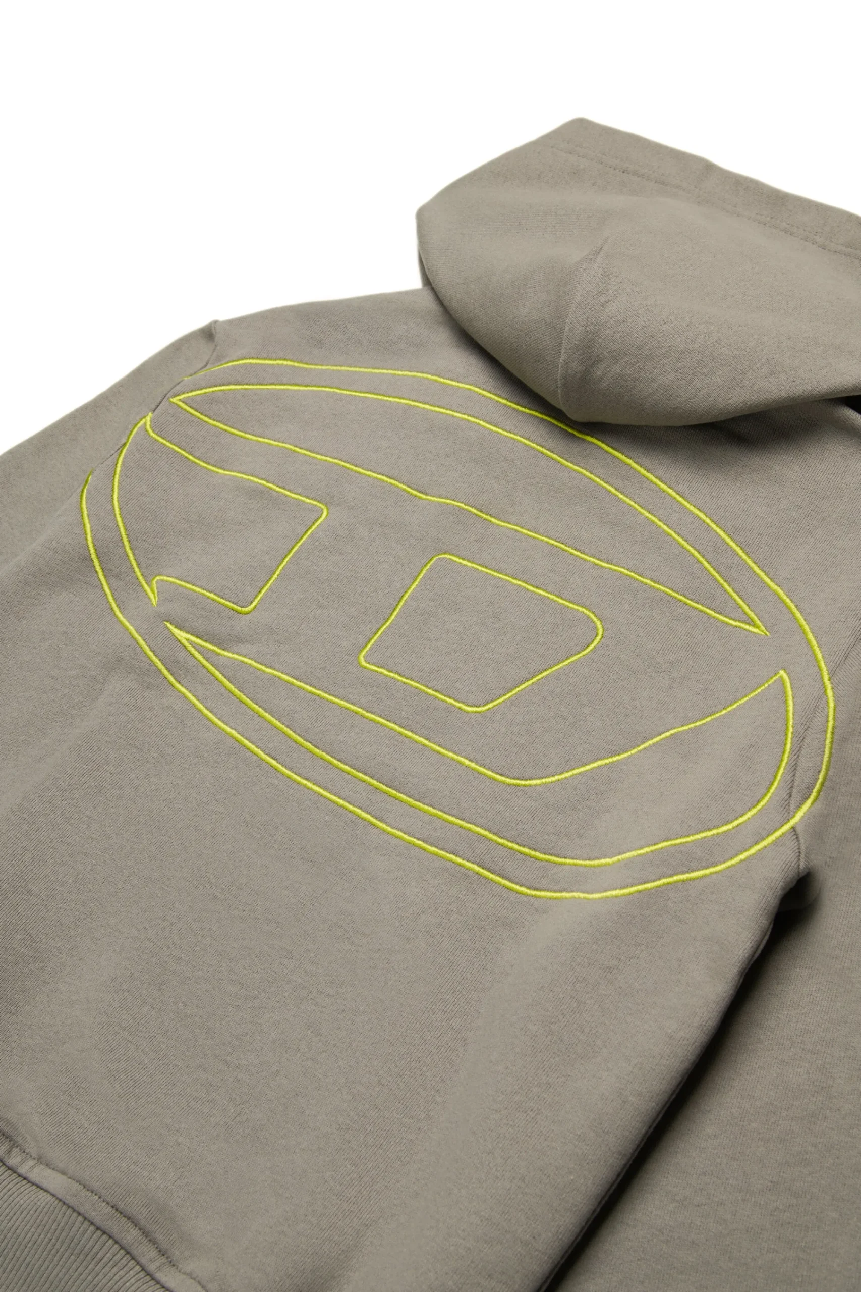 Oval D By Diesel | Oval D By Diesel>DIESEL Sweatshirt with maxi Oval D logo dark grey