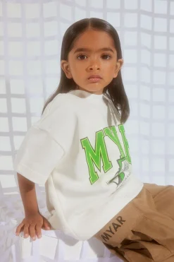 Sweatshirts | Sweatshirts>MYAR Sweatshirt with Pumpman graphic off white