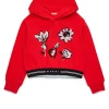 Sweatshirts>MARNI Sweatshirt with sequined flowers red
