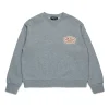 Sweatshirts | Activewear>DSQUARED2 Sweatshirt with Surf Club Patch dark grey melange