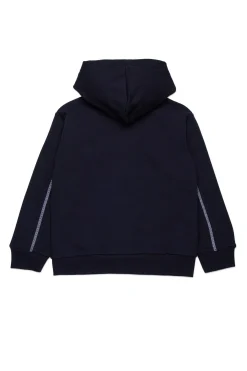 Sweatshirts | Activewear>MARNI Sweatshirt with zip and contrasting seams blue navy
