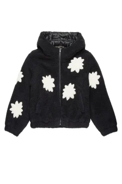 Jackets And Padded Jackets>MARNI Teddy jacket with stars black