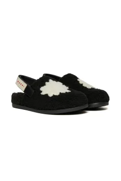 Slippers And Sandals | Slippers And Sandals>MARNI Teddy mules with star black