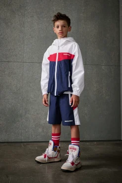 Jackets And Padded Jackets | Activewear>DSQUARED2 Tennis-style windbreaker jacket dark blue