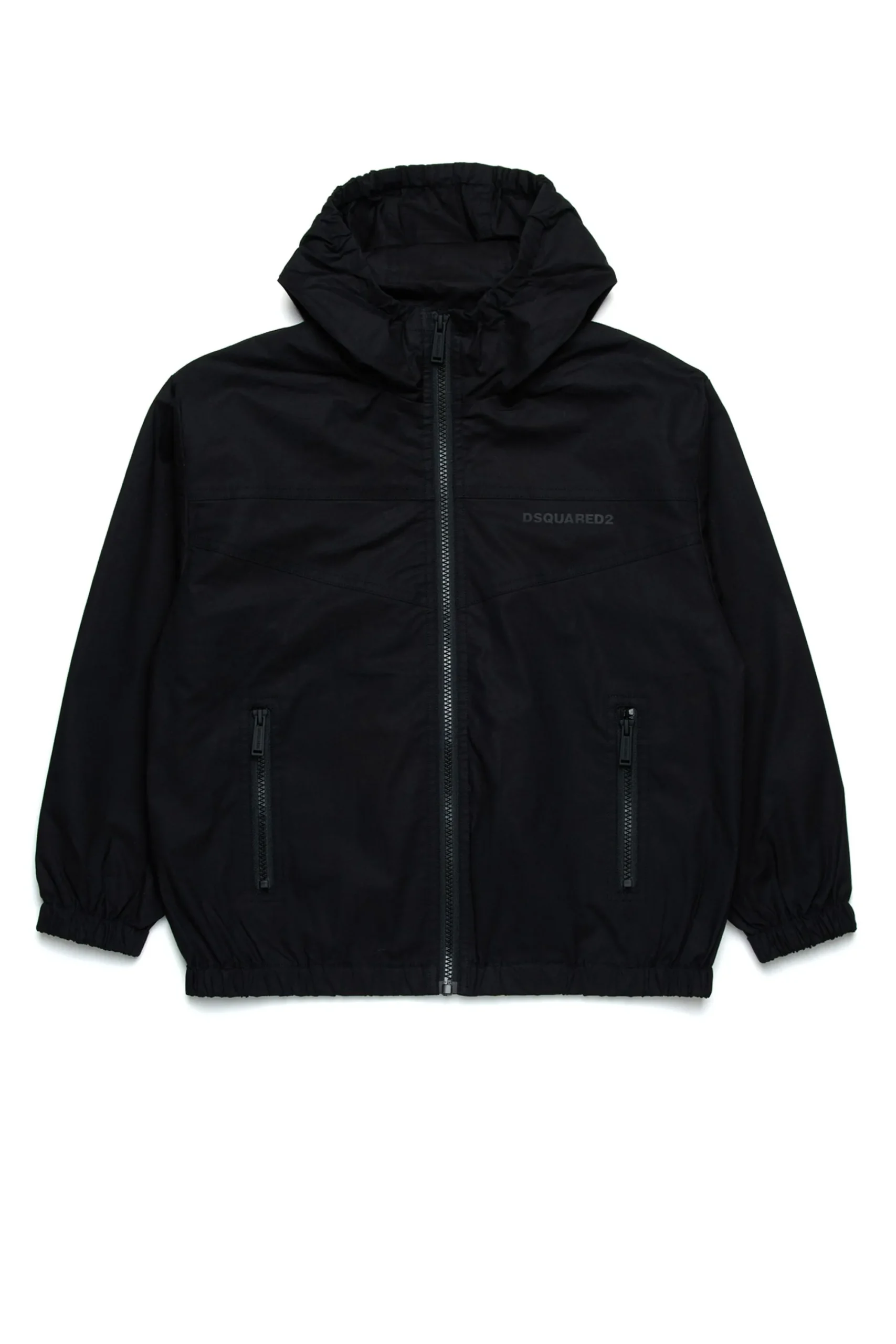Jackets And Padded Jackets | Activewear>DSQUARED2 Tennis-style windbreaker jacket black