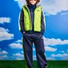 Activewear | Activewear>DIESEL Triacetate effect colorblock pants blue peacoat