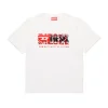 Logomania | Logomania>DIESEL Triple branded T-shirt white