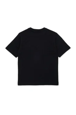 Logomania | Logomania>DIESEL Triple branded T-shirt black
