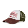 Hats And Caps | Logomania>DSQUARED2 Trucker hat with Canada graphics dachshund brown