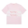 T-Shirts | T-Shirts>MARNI T-shirt branded with Promenade logo light pink