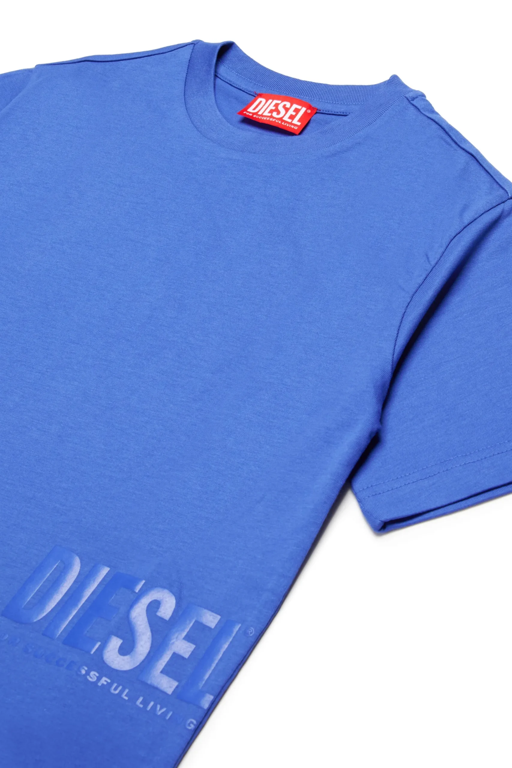 Swimwear | Swimwear>DIESEL T-shirt branded with side logo bright bluette