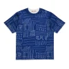 T-Shirts | T-Shirts>MARNI T-shirt with Black Board graphic blue