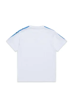 Swimwear | Swimwear>DSQUARED2 T-shirt with branded ribbon white