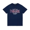 T-Shirts | Logomania>DSQUARED2 T-shirt with college print dark blue