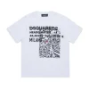 T-Shirts | T-Shirts>DSQUARED2 T-shirt with D2 Headquarters print white