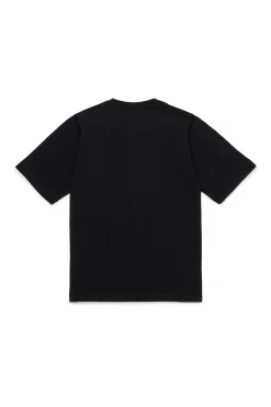 T-Shirts | T-Shirts>DSQUARED2 T-shirt with D2 Headquarters print black