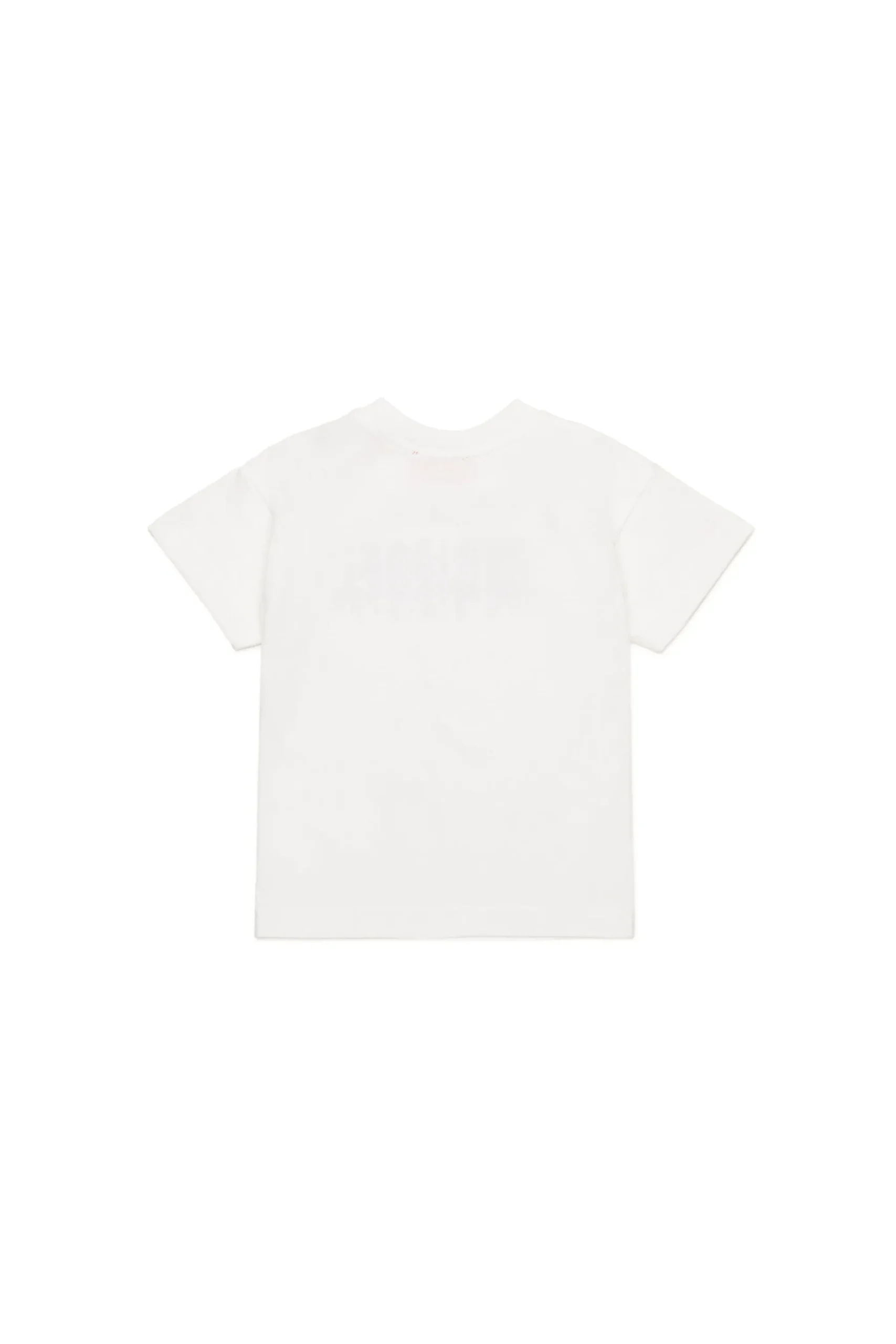 T-Shirts | Activewear>DIESEL T-shirt with degradé logo white