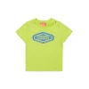 T-Shirts>DIESEL T-shirt with 1978 graphics slime green