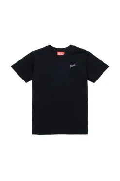 Activewear | Activewear>DIESEL T-shirt with graphics black
