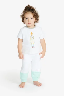 T-Shirts>MARNI T-shirt with doll print white