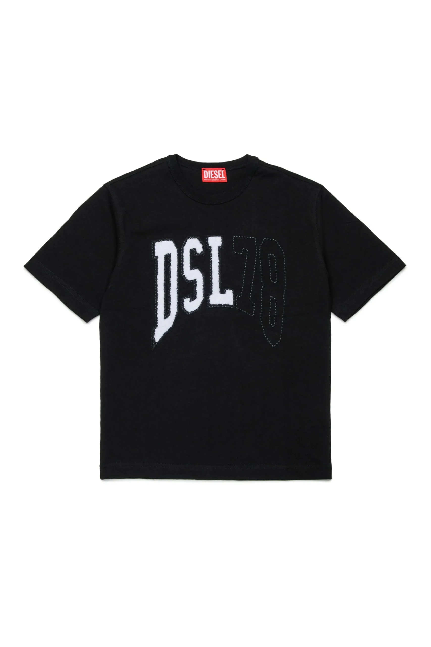 Logomania | Logomania>DIESEL T-shirt with DSL78 graphics black