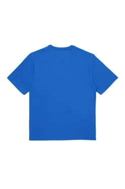 Logomania | Logomania>DIESEL T-shirt with DSL78 graphics bright bluette