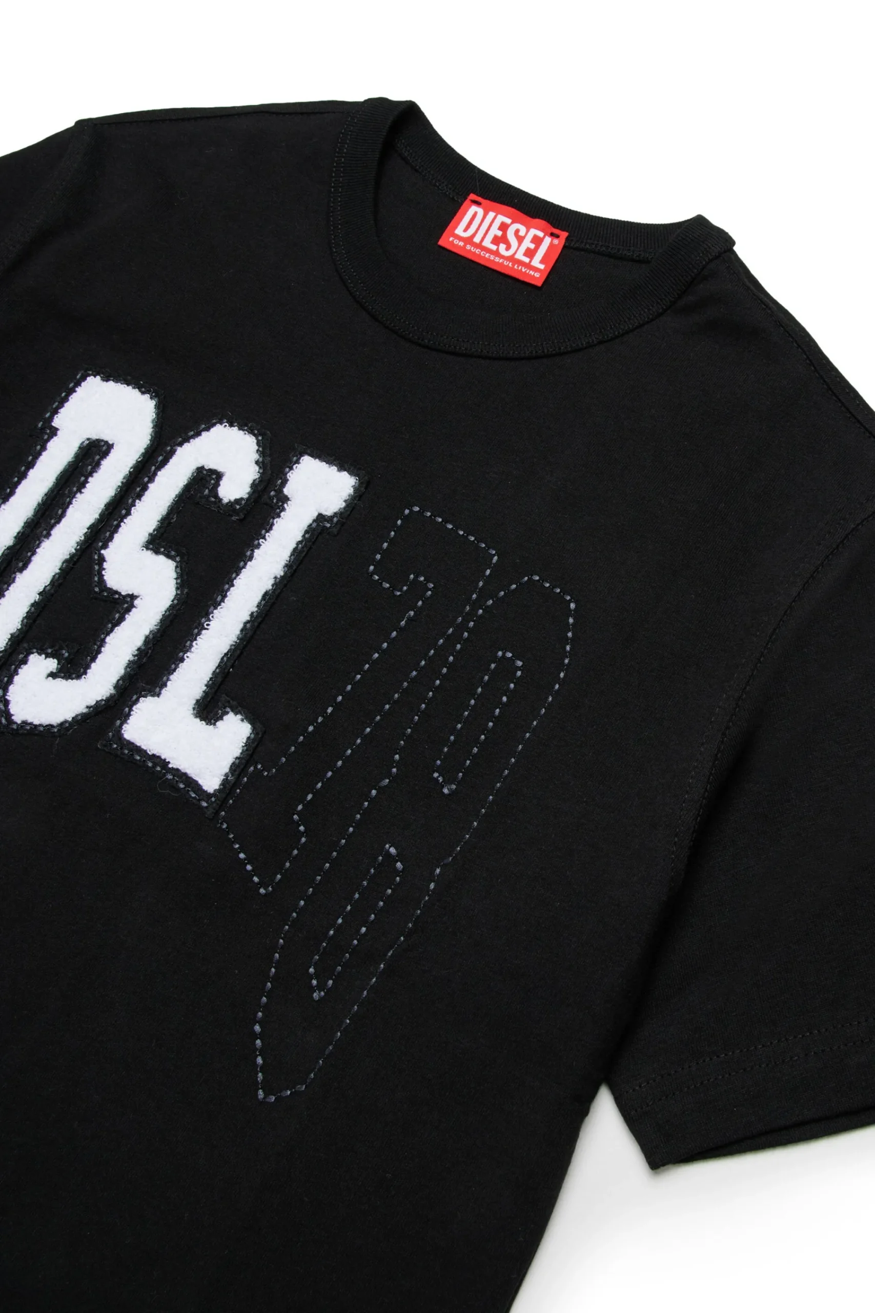 Logomania | Logomania>DIESEL T-shirt with DSL78 graphics black