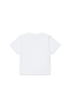T-Shirts>MARNI T-shirt with embroidered flowers white