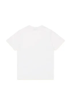Logomania | Logomania>N°21 T-shirt with Flames graphics white