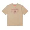 T-Shirts>DIESEL T-shirt with Jacron print sand