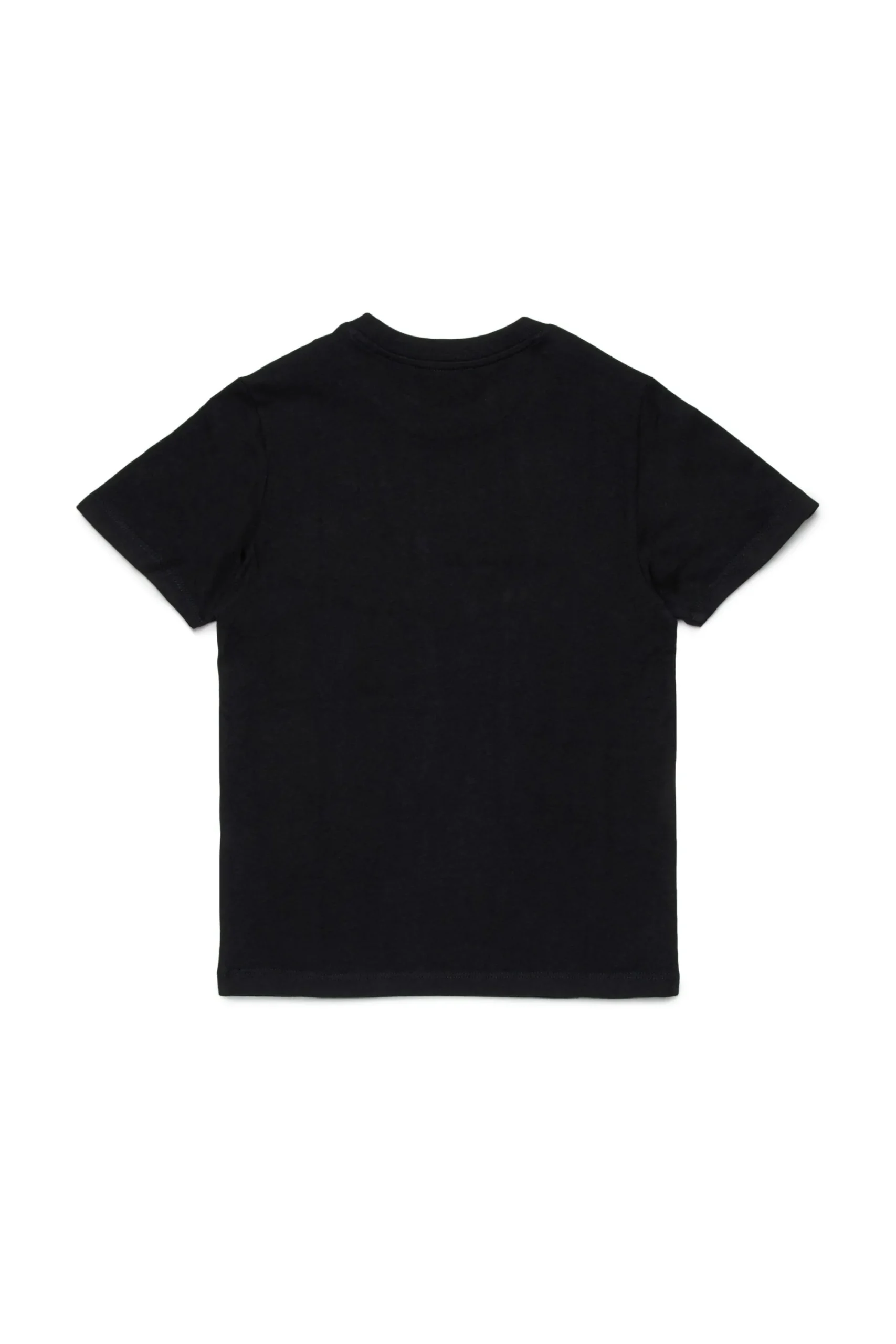 T-Shirts | T-Shirts>DIESEL T-shirt with logo D black