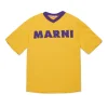 T-Shirts | Activewear>MARNI T-shirt with Mended patch intense yellow