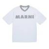 Activewear | Activewear>MARNI T-shirt with Mended patch white