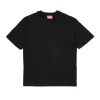 Oval D By Diesel | Oval D By Diesel>DIESEL T-shirt with maxi Oval D logo black