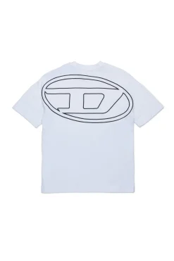 Oval D By Diesel | Oval D By Diesel>DIESEL T-shirt with maxi Oval D logo white