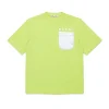 T-Shirts>MARNI T-shirt with mylar pocket slime green