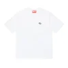 T-Shirts>DIESEL T-shirt with oval D patch white