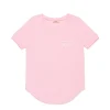 T-Shirts>N°21 T-shirt with rounded bottom pink