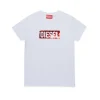 T-Shirts>DIESEL T-shirt with sequin logo white