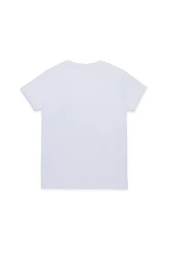 T-Shirts>DIESEL T-shirt with sequin logo white