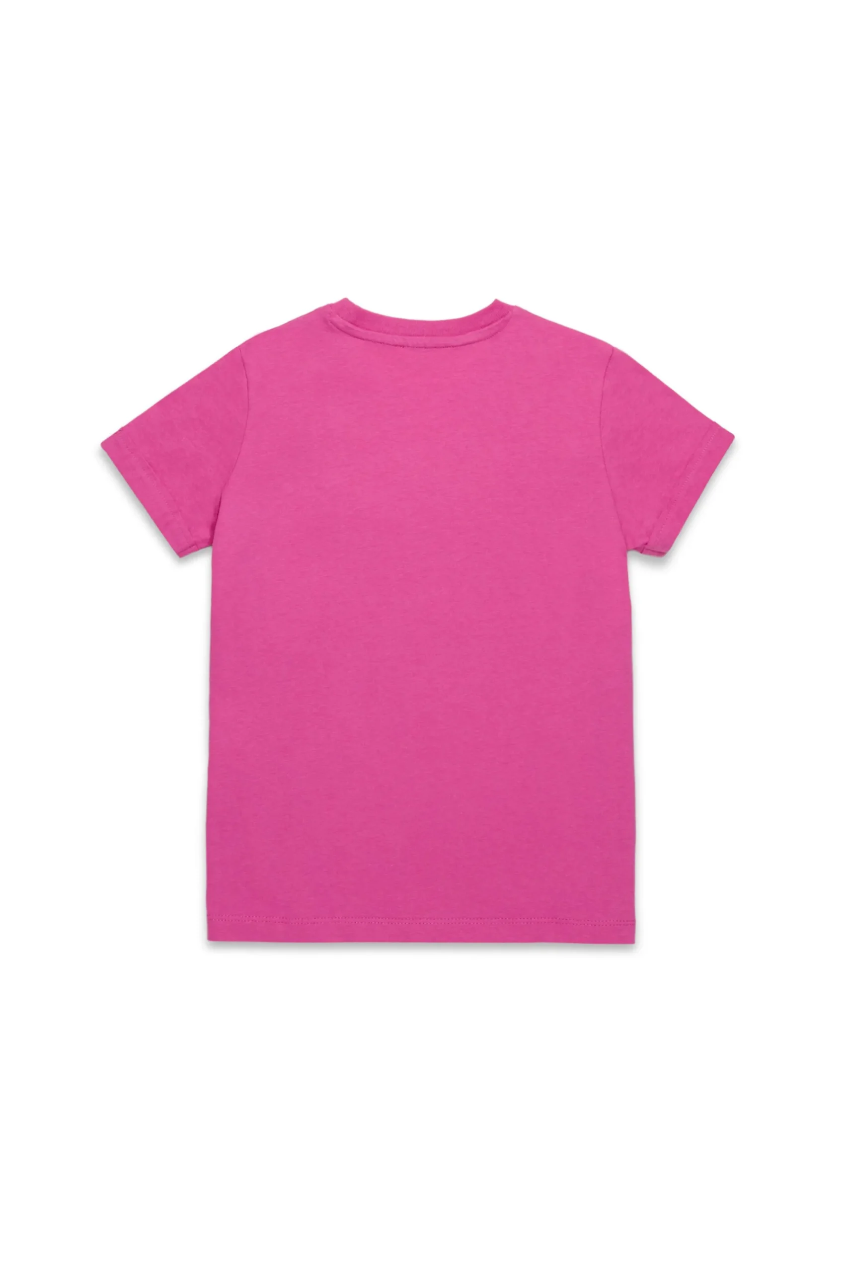 T-Shirts>DIESEL T-shirt with sequin logo bright fuxya