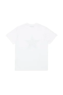 T-Shirts>N°21 T-shirt with star logo white