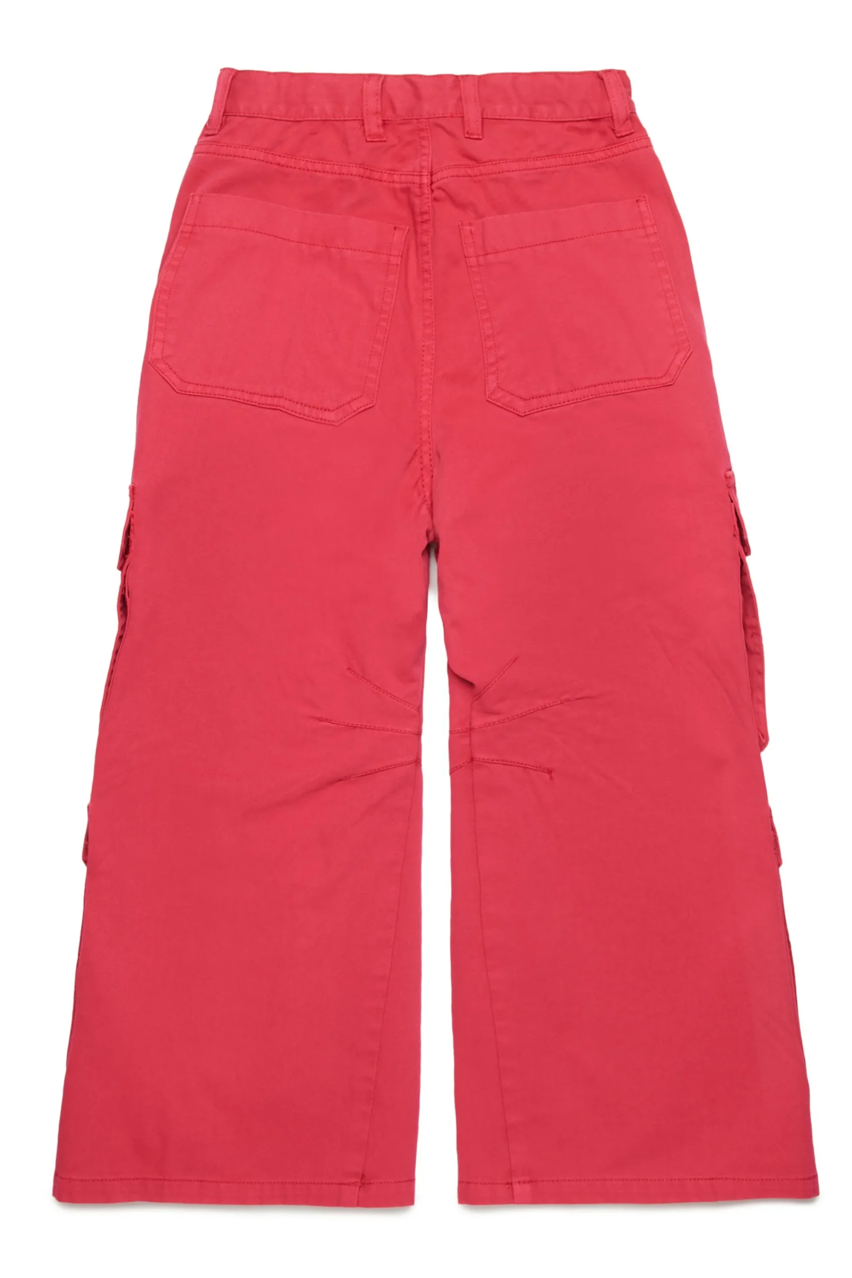 Pants>DIESEL Twill cargo pants strawberry pink