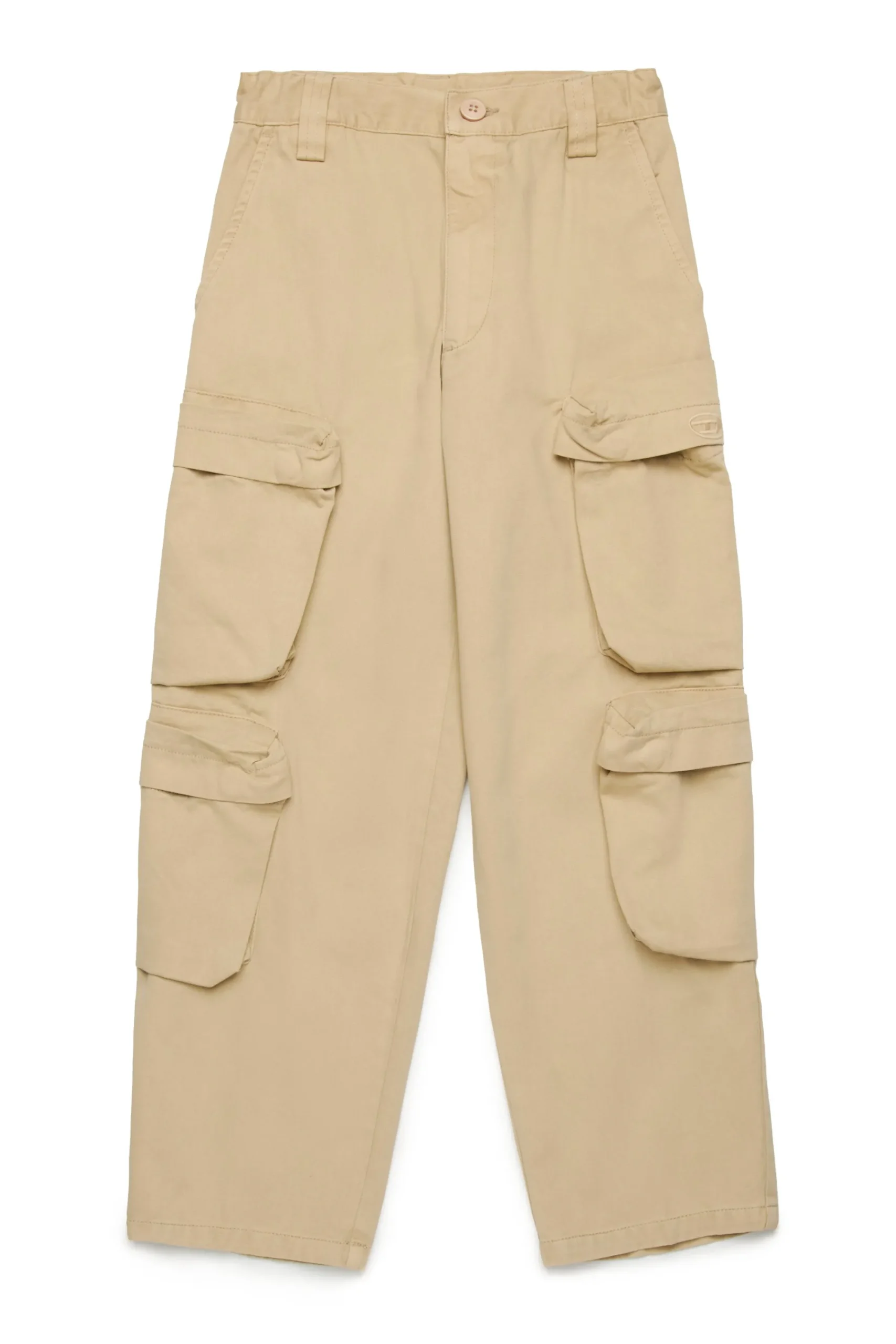 Pants>DIESEL Twill cargo pants beige
