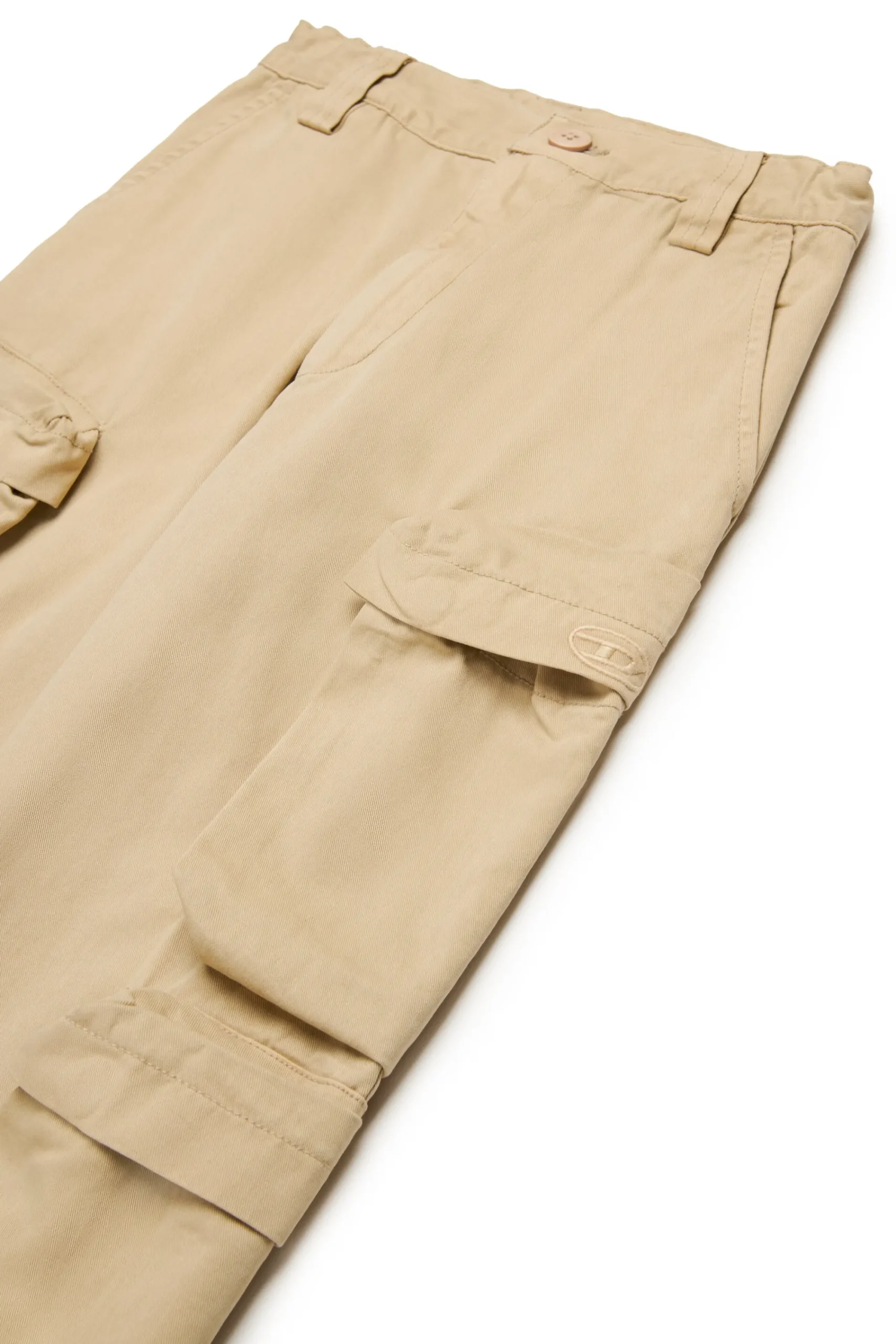 Pants>DIESEL Twill cargo pants beige